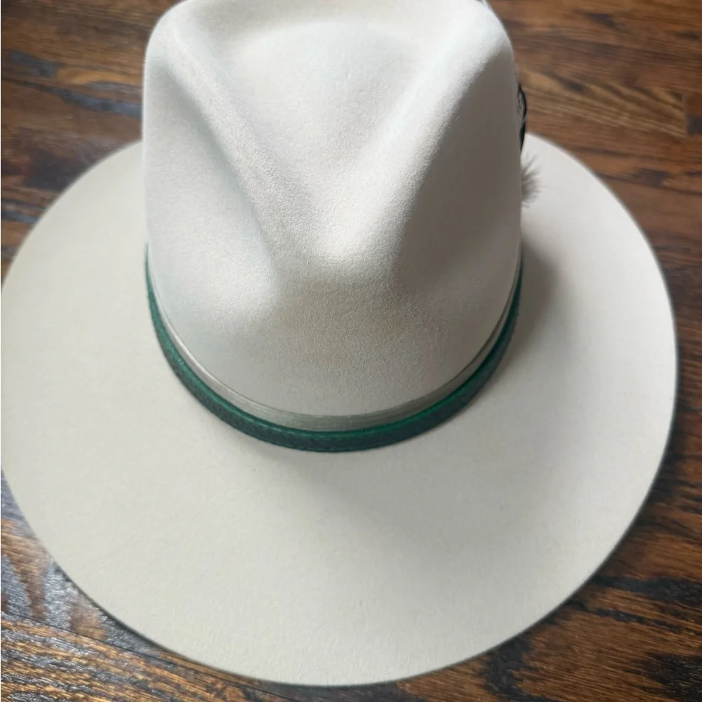 GORGEOUS KEMO SABE STETSON COWGIRL 🤠 HAT! INCLUDES SNAKESKIN HAT BAND! SZ 7 1/8 - Picture 2 of 8